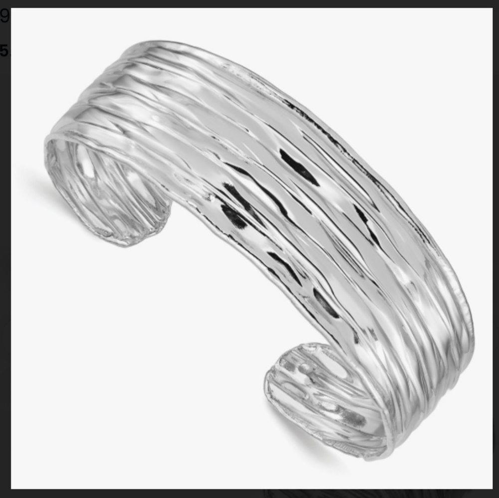 Ice Carats 925 cuff bracelet